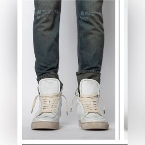 Zadig and Voltaire men’s High Flash sneakers Brand new size 11.